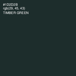 #1D2D2B - Timber Green Color Image